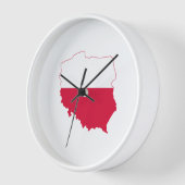 Polnische Uhr an der Mauer (Winkel)