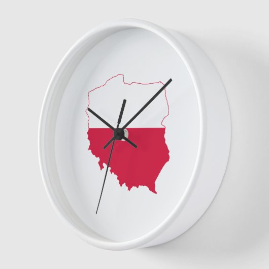 Polnische Uhr an der Mauer (Winkel)