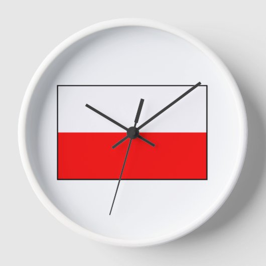 Polnische Uhr an der Mauer (Vorderseite)