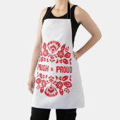 Polnische und polnische Rote Blume Schürze (InSitu)