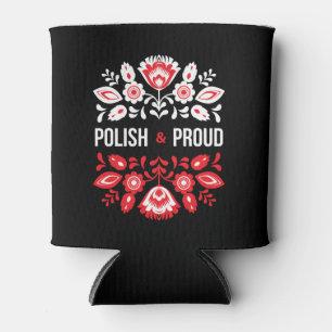 Polnische und stolz Blume Polen Polska Dosenkühler