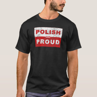 Polnische und stolze Flagge T-Shirt