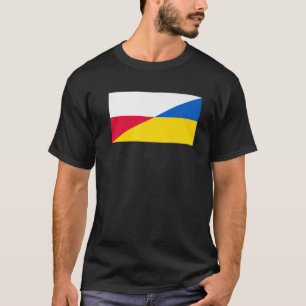 Polnische Unterstützung für die ukrainische Flagge T-Shirt