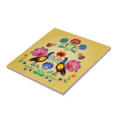 Polnische Völker mit dekorativem Blumen- u. Fliese (Seite)