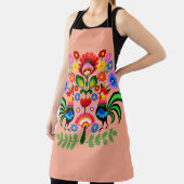 Polnische Volkskunst - Blumenstickermuster Schürze (InSitu)