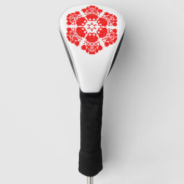 Polnische Volkskunst - Blumenstickermuster und cu Golf Headcover