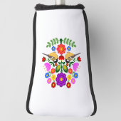 Polnische Volkskunst - Blumenstickermuster und cu Golf Headcover (Rotieren 90)