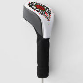 Polnische Volkskunst - Parzenica Golf Head Cover Headcover (angewinkelt)