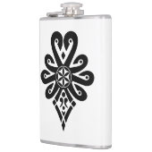 Polnische Volkskunst - Parzenica Vinyl Wrapped Fla Flachmann (Links)