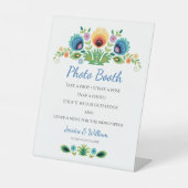 Polnische Volksmörder-Blume Lavendel und Gelb Sockelschild (Vorderseite)