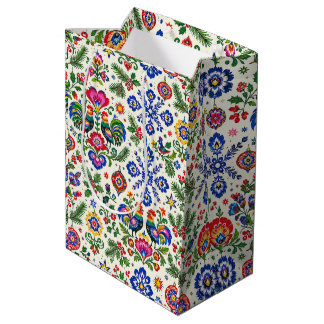 Polnische Volksweihnachtsgeschenktasche Mittlere Geschenktüte