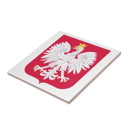 Polnische Wappen Fliese (Seite)