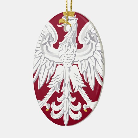 Polnische Wappen Keramikornament (Links)