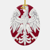Polnische Wappen Keramikornament (Vorne)