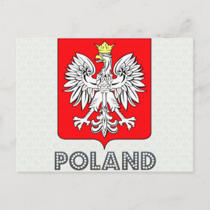 Polnische Wappen Postkarte