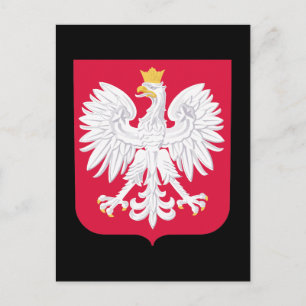 Polnische Wappen Postkarte