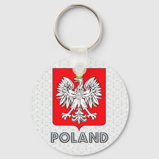 Polnische Wappen Schlüsselanhänger (Vorderseite)