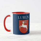 Polnische Wappen-Tasse Lublin Tasse (Links)