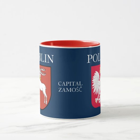 Polnische Wappen-Tasse Lublin Tasse (Zentrum)
