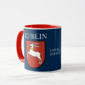 Polnische Wappen-Tasse Lublin Tasse (Vorderseite Links)