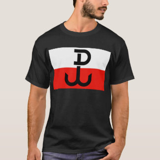 Polnische Widerstand-Flagge T-Shirt