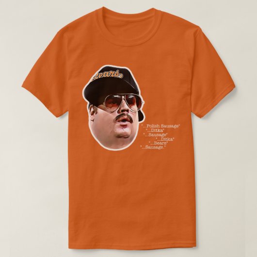 Polnische Wurstbären Ditka Wurst T-Shirt (Design vorne)