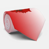 Polnischer Adler auf Land-Karte in der Krawatte (Gerollt)