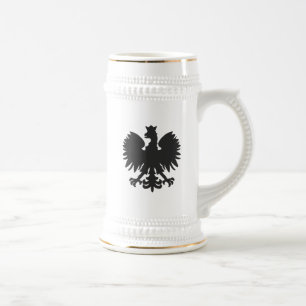 Polnischer Adler Beer Stein Bierglas