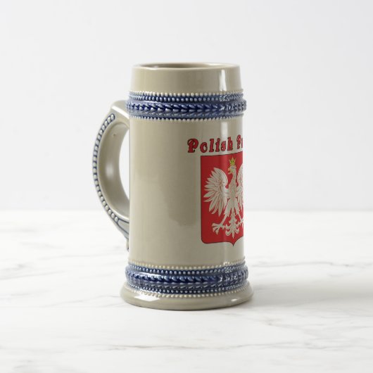 Polnischer Adler Bierglas (Vorderseite Links)