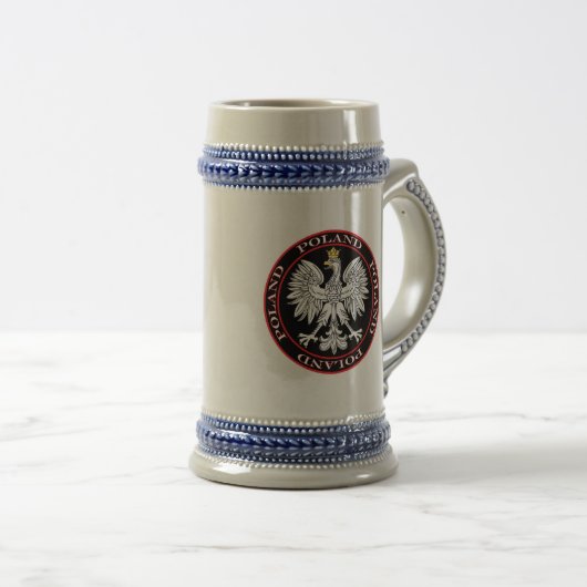 Polnischer Adler Bierglas (VorderseiteRechts)