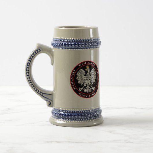 Polnischer Adler Bierglas (Links)