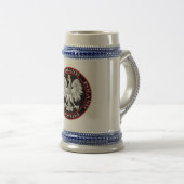Polnischer Adler Bierglas (VorderseiteRechts)