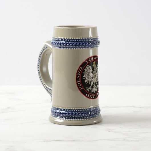 Polnischer Adler Bierglas (Vorderseite Links)