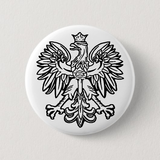 Polnischer Adler Button (Vorderseite)