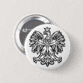 Polnischer Adler Button (Vorne & Hinten)