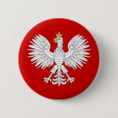 Polnischer Adler Button (Vorderseite)
