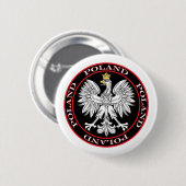 Polnischer Adler Button (Vorne & Hinten)