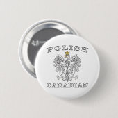 Polnischer Adler Button (Vorne & Hinten)