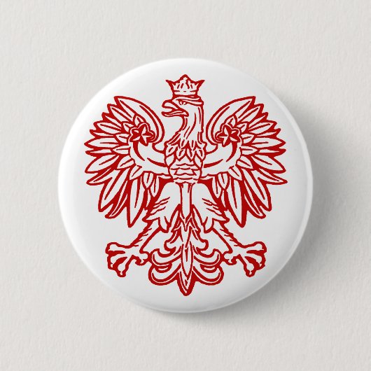 Polnischer Adler Button (Vorderseite)