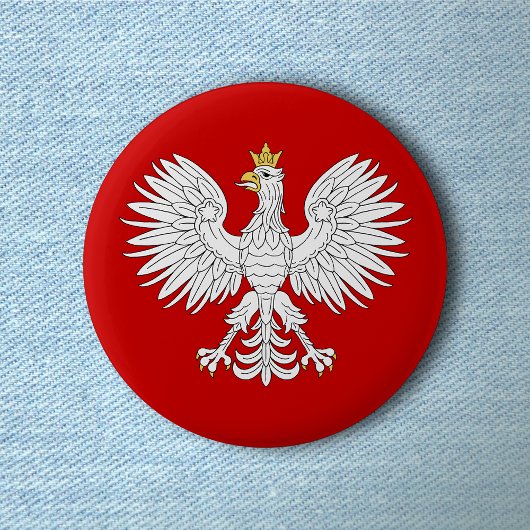 Polnischer Adler Button