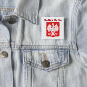 Polnischer Adler Button (Beispiel)
