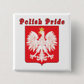 Polnischer Adler Button (Vorderseite)