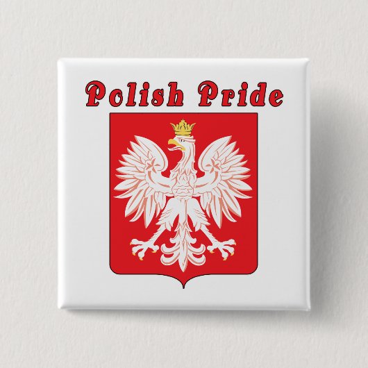 Polnischer Adler Button (Vorderseite)