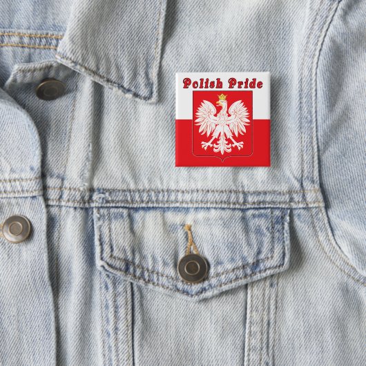 Polnischer Adler Button (Beispiel)