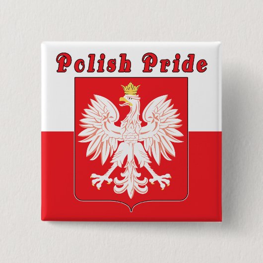 Polnischer Adler Button (Vorderseite)