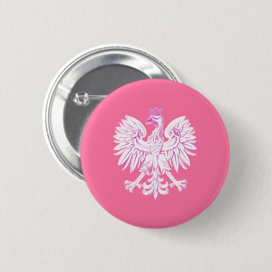 Polnischer Adler Button (Vorne & Hinten)