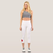 Polnischer Adler Capri Leggings (Vorderseite)