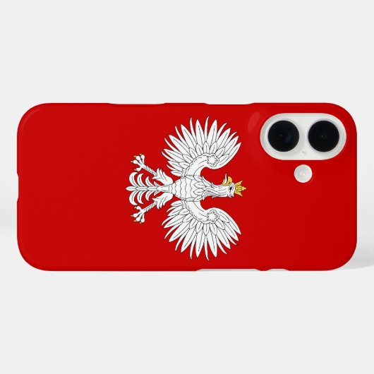 Polnischer Adler Case-Mate iPhone Hülle (Rückseite (Horizontal))