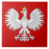 Polnischer Adler Fliese (Vorderseite)