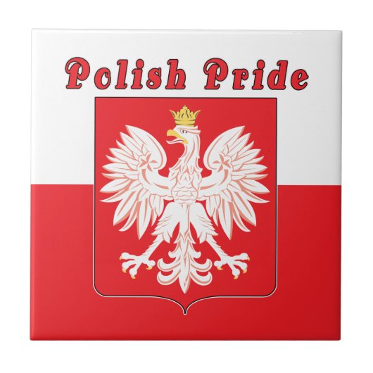 Polnischer Adler Fliese (Vorderseite)